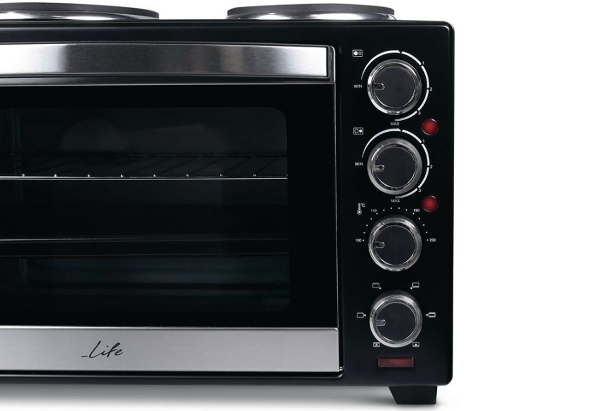 Απεικονίζονται οι περιστροφικοί διακόπτες λειτουργίας.